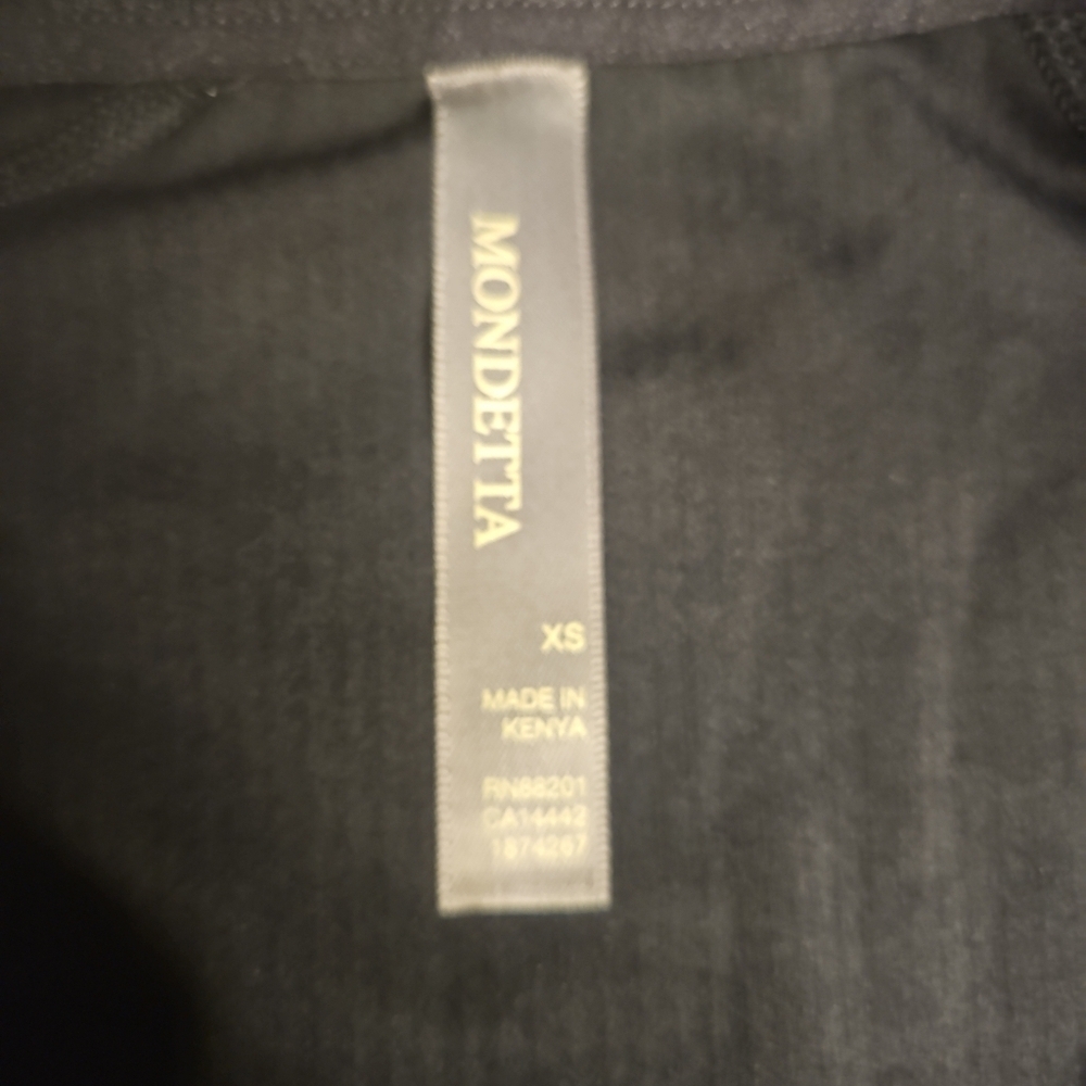 Mondetta Black Ribbed Long Sleeve Top - Picture 4 of 5
